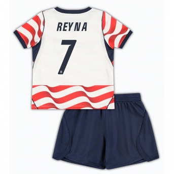 Billige Fotballdrakt Forente stater Giovanni Reyna #7 Replika Hjemmedraktsett Barn VM 2026 Kortermet (med bukser)